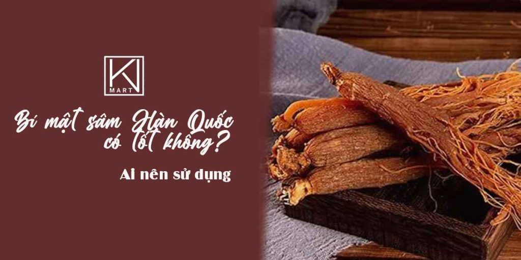 sâm nước hàn quốc